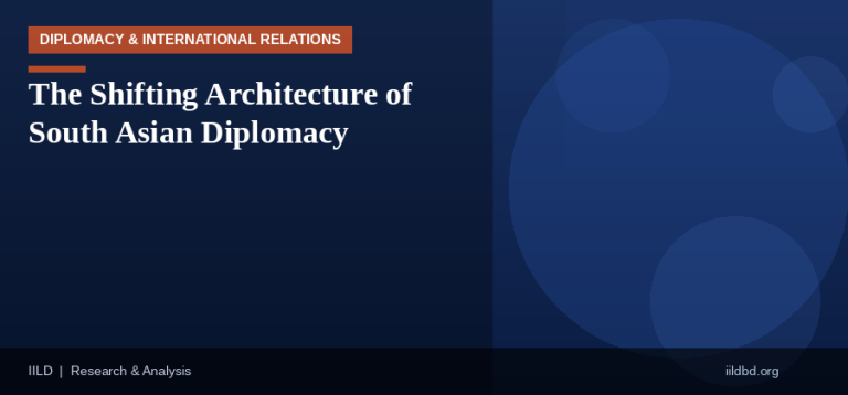 The Shifting Architecture of South Asian Diplomacy: Bangladesh at the Crossroads
